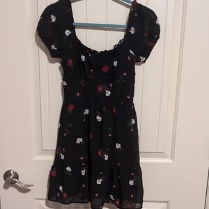 Miami For Francesca's - Black Floral Dress